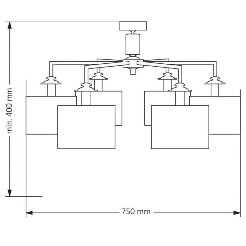 Потолочная люстра Kutek Mood Artu ART-PL-6 (N) фото 3