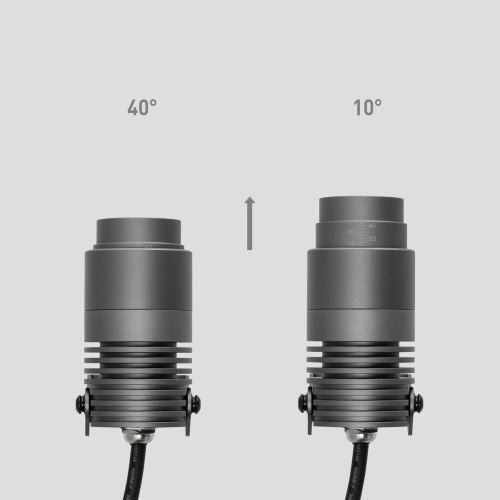 Уличный светодиодный светильник Arlight ALT-RAY-ZOOM-R52-8W Warm3000 (WH, 10-40 deg, 230V) 042676 фото 3