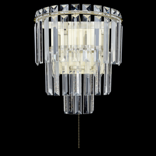 Citilux Фонда CL303323 Бра хрустальное с выключателем Бронза Citilux Фонда CL303323 Бра хрустальное с выключателем Бронза