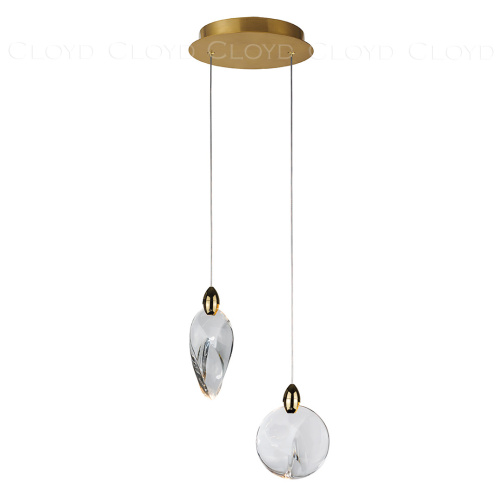 Подвесной светильник Cloyd GLOCK-C P2 / Ø20 см - золото (арт.11625) фото 3 Подвесной светильник Cloyd GLOCK-C P2 / Ø20 см - золото (арт.11625) фото 3