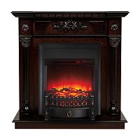 Электрокамин RealFlame Dacota AO античный дуб с очагом Fobos Lux Black RC