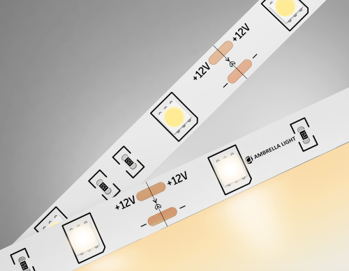 Светодиодная лента 12В 5050 30Led 7.2Вт/м 3000K IP20 5м Светодиодная лента 12В 5050 30Led 7.2Вт/м 3000K IP20 5м