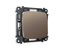 Комплект механизма 1-кл выключателя AMBRELLA VOLT OMEGA Темная бронза матовый QUANT (OP6310, VM101) MO631010