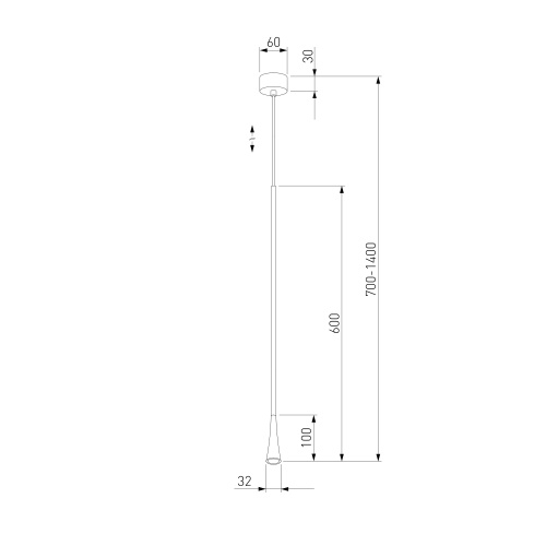 Светильник подвесной светодиодный Vist 7W 3000K черный 50312 LED фото 5 Светильник подвесной светодиодный Vist 7W 3000K черный 50312 LED фото 5