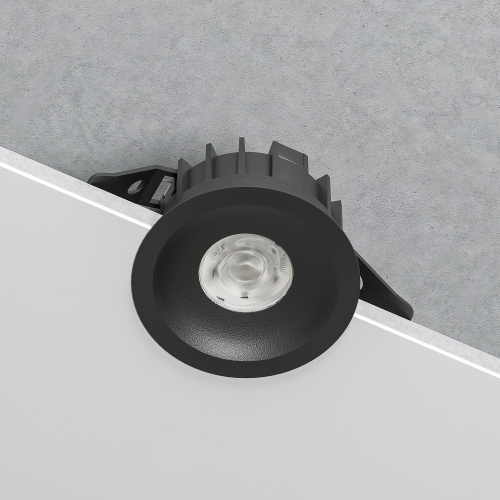 Светильник встраиваемый светодиодный Combi 10W 4000K черный 25067/LED фото 3