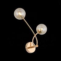 SL435.201.02 Бра ST-Luce Золотистый/Коньячный G9 2*3W PARLLAONE