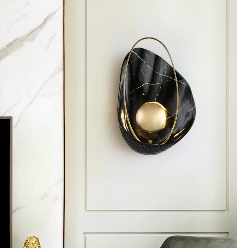 Настенный светильник Pearl black фото 4