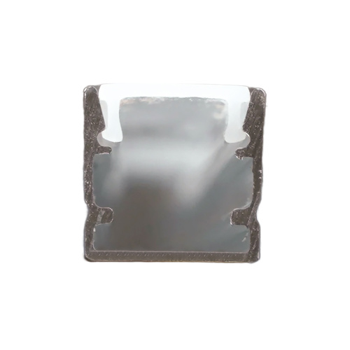 Профиль алюминиевый накладной, 10х10мм, серебро, CAB243 (в комплекте с матовым экраном, 2 заглушками, 4 крепежами) FERON фото 6