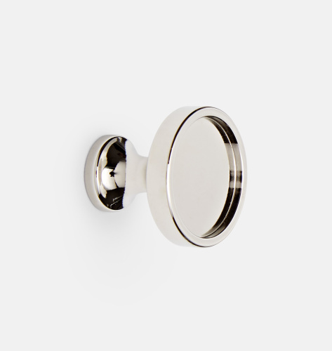 Ручка-кнопка Perles d.2.5 Polished Nickel