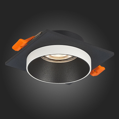 ST206.418.01 Св-к встр. Черный GU10 1*50W  L92xW92xH38 220V Без ламп Встраиваемые светильники фото 9