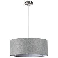 8251/3 MODERNI LN26 530  никель/серый, металл/текстиль Подвес Е27 3*60W 220V NIKKI