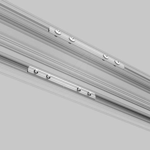 Basic System Соединительные планки для монтажа в натяжной потолок однофазного шинопровода 85237/00 Basic System Соединительные планки для монтажа в натяжной потолок однофазного шинопровода 85237/00