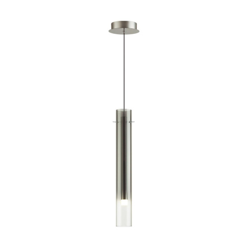 5061/5LA PENDANT ODL24 383 серебристый/дымчатый/металл/стекло Подвес LED 4W 3000K SHINY