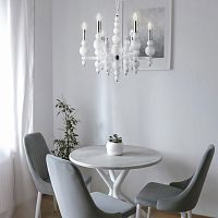 8260/6 MODERNI LN26 126 белый/хром, металл Люстра E14 6*40W 220V NANA