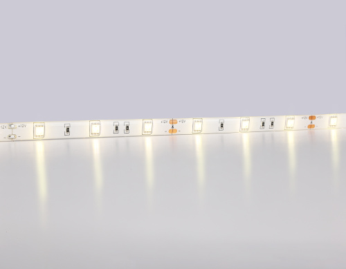 Светодиодная лента 12В 5050 30Led 7.2Вт/м 3000K IP65 5м фото 2