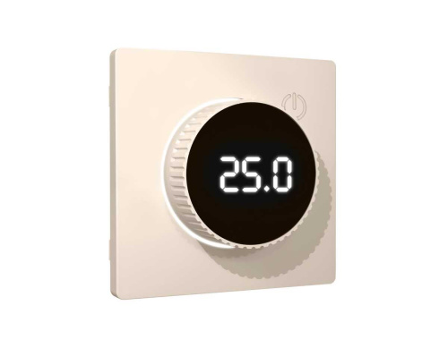 Лицевая панель для терморегулятора теплого пола с цифровым дисплеем Ambrella Volt AP3258