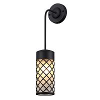 4834/1W NATURE ODL21 706 черный/стекло Ландшафтный настенный светильник E27 1*60W IP44 DUNES