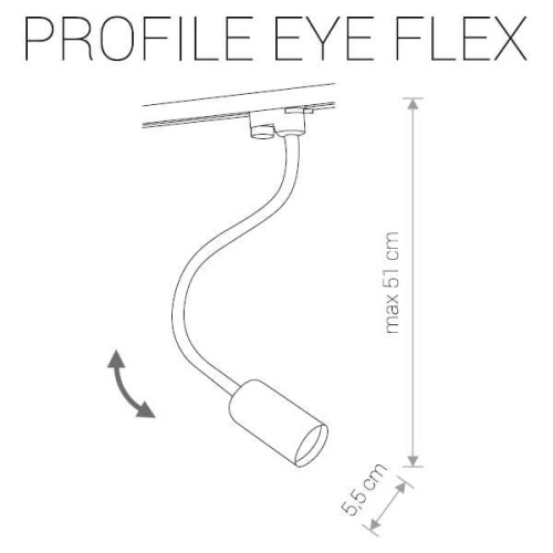 Трековый светильник Nowodvorski Profile Eye Flex 9332 фото 3