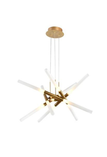 Люстра подвесная Alfa Light F3924-73 brass 10*G9 D60*H15 0 Люстра подвесная Alfa Light F3924-73 brass 10*G9 D60*H15 0