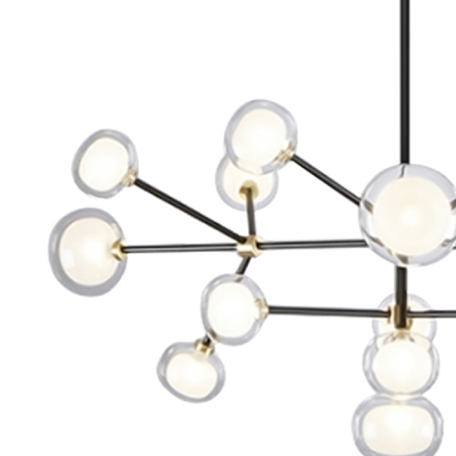 Люстра 10101P/10 black/gold фото 2 Люстра 10101P/10 black/gold фото 2