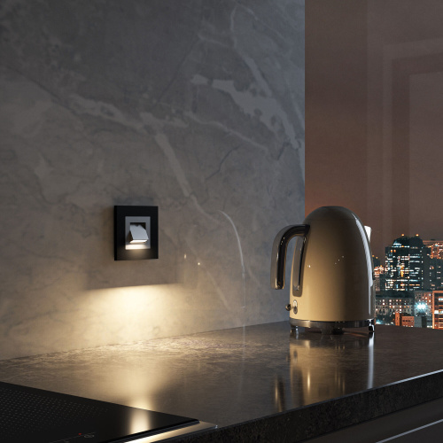 Поворотная встраиваемая LED подсветка Turn (серебряный) W1154706 фото 2