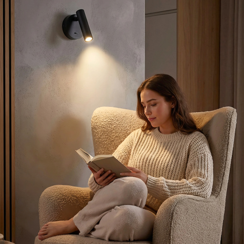 Citilux DEKART CL704101 LED Светильник настеный с выключателем Чёрный фото 10 Citilux DEKART CL704101 LED Светильник настеный с выключателем Чёрный фото 10