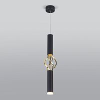Подвесной светодиодный светильник 50191/1 LED черный/золото