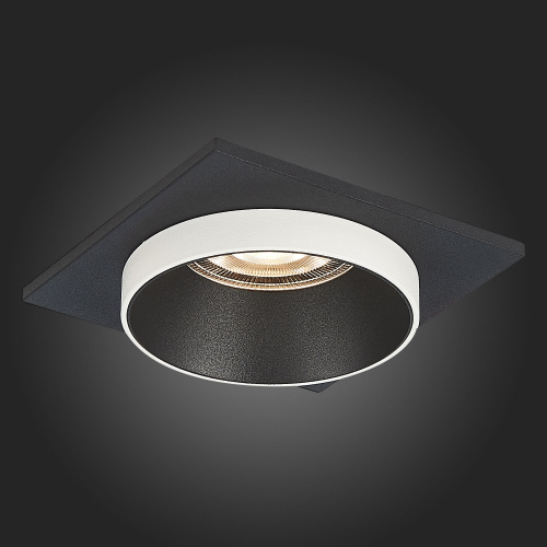 ST206.418.01 Св-к встр. Черный GU10 1*50W  L92xW92xH38 220V Без ламп Встраиваемые светильники фото 3