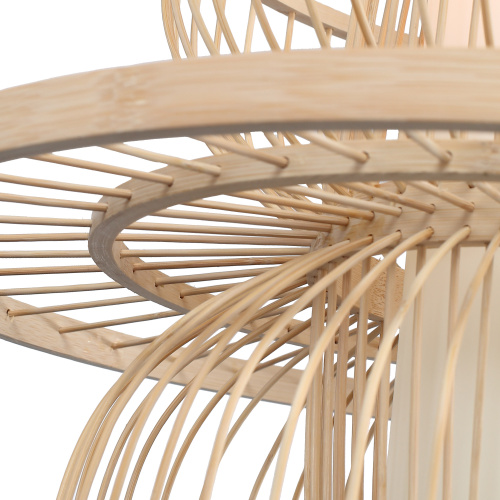 SL6241.513.01 Светильник подвесной ST-Luce Древесный/Белый E27 1*40W ALMA фото 4