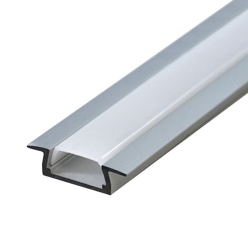 Профиль алюминиевый встраиваемый, серебро, CAB251 фото 3