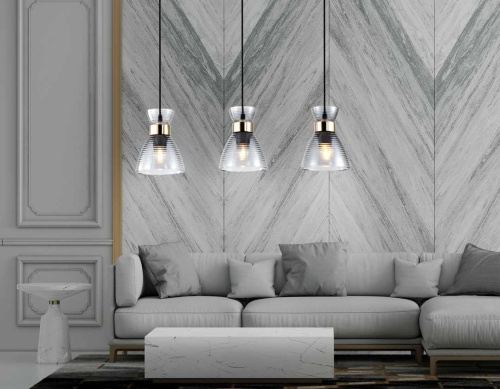 Светильник подвесной со стеклянными плафонами Ambrella light Traditional TR3407 фото 5
