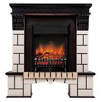 Электрокамин RealFlame Stone AO античный дуб с очагом Fobos Lux BL