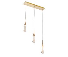 07861-3AS,33 Подвес Гутта золото Led 9W