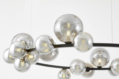 Подвесной светильник Lumina Deco LDP 7033-24 BK+GY фото 4 Подвесной светильник Lumina Deco LDP 7033-24 BK+GY фото 4