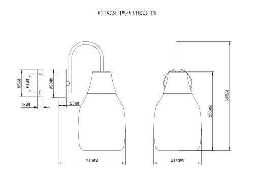 Светильник настенный Moderli V11832-1W Adalina фото 9