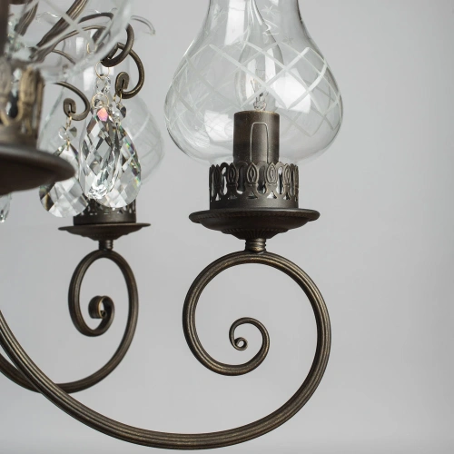 Подвесная люстра Arte Lamp PALERMO A2053LM-6BR фото 4 Подвесная люстра Arte Lamp PALERMO A2053LM-6BR фото 4
