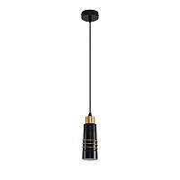 8361/1A MODERNI LN26 523 золото/черный металл/керамика Подвес E27 60W 220V LILO