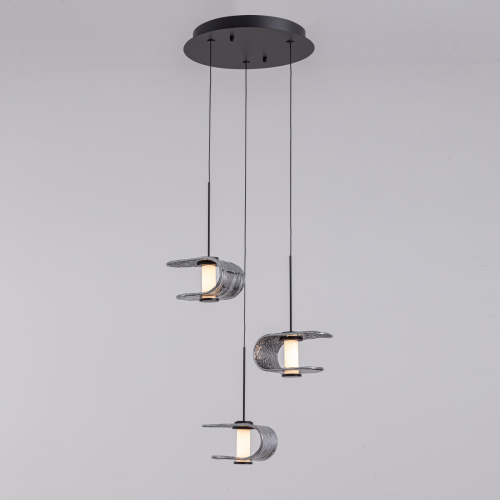 Подвесной светильник MD24020901-3A black/smoky фото 4