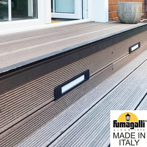 Fumagalli Светильник для подсветки лестниц встраиваемый FUMAGALLI NINA 270 8C1.000.000.AYP1L фото 5 Fumagalli Светильник для подсветки лестниц встраиваемый FUMAGALLI NINA 270 8C1.000.000.AYP1L фото 5