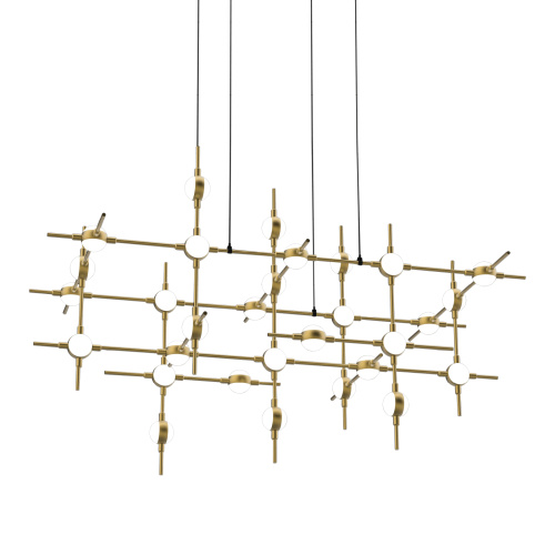 Люстра Molecular 30 black/gold Люстра Molecular 30 black/gold