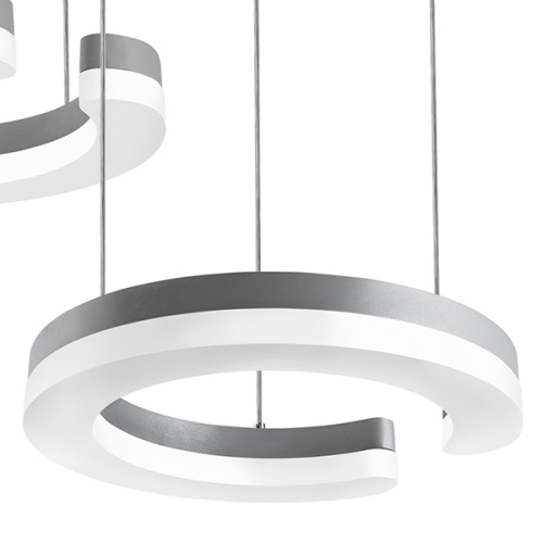 763339 Подвес UNITARIO 34.5W LED 3795LM СЕРЕБРО МАТОВЫЙ 3000K фото 3 763339 Подвес UNITARIO 34.5W LED 3795LM СЕРЕБРО МАТОВЫЙ 3000K фото 3