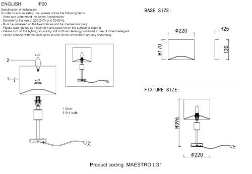 Crystal Lux Настольные лампы Crystal Lux MAESTRO LG1 GOLD фото 2