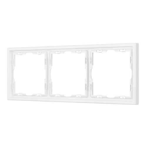 Рамка пластиковая Arlight FRM-NOBE-SFPL-3-WH 054219 Рамка пластиковая Arlight FRM-NOBE-SFPL-3-WH 054219