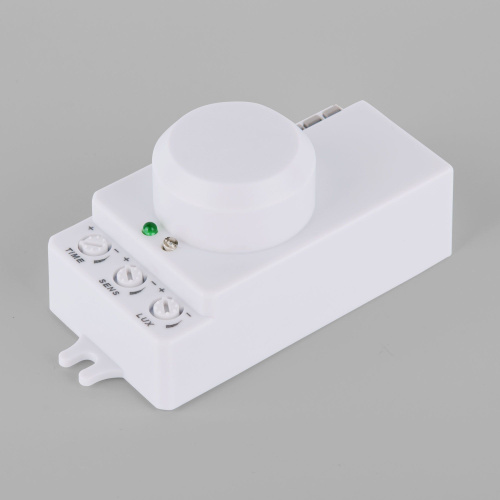 Микроволновый датчик движения 10м 1200W 360° IP20 Белый SNS-M-13 белый фото 2 Микроволновый датчик движения 10м 1200W 360° IP20 Белый SNS-M-13 белый фото 2