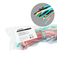 Термоусадочная трубка STEKKER HST-630-100M, длина 100 см., коэф. усадки 2:1, мультиколор