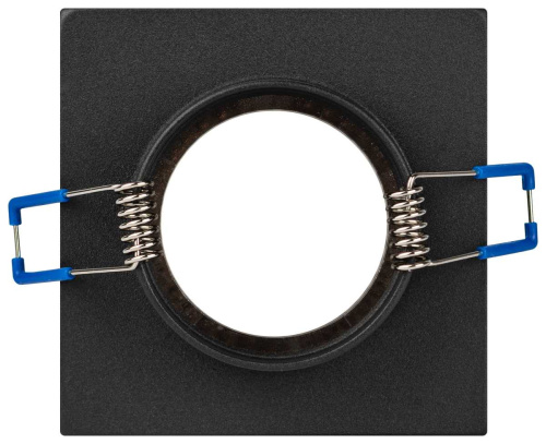 Светильник встраиваемый декоративный ЭРА DK110 BK/GR под лампу MR16 GU5.3 черный/серый Б0058424 фото 4