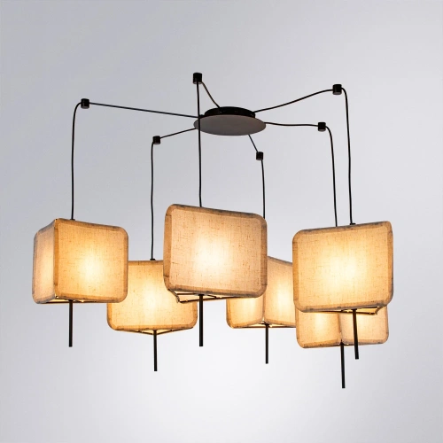 Подвесная люстра Arte Lamp TRIXIE A7084SP-6BK фото 2 Подвесная люстра Arte Lamp TRIXIE A7084SP-6BK фото 2