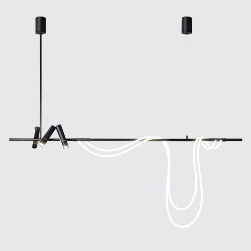 Подвесной светильник 7242P/L1200 black/white фото 2