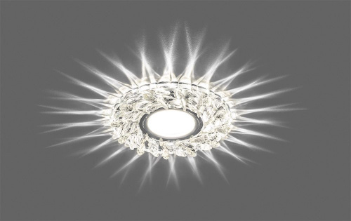 Светильник встраиваемый с белой LED подсветкой Feron CD915 потолочный MR16 G5.3 прозрачный фото 2
