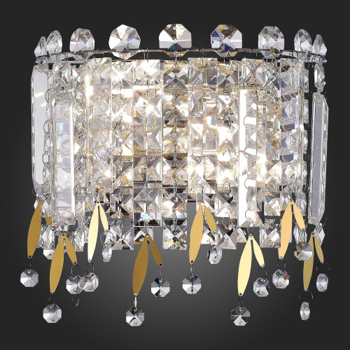 SL1655.201.02 Бра ST-Luce Золотистый/Прозрачный E14 2*40W DESIO фото 4